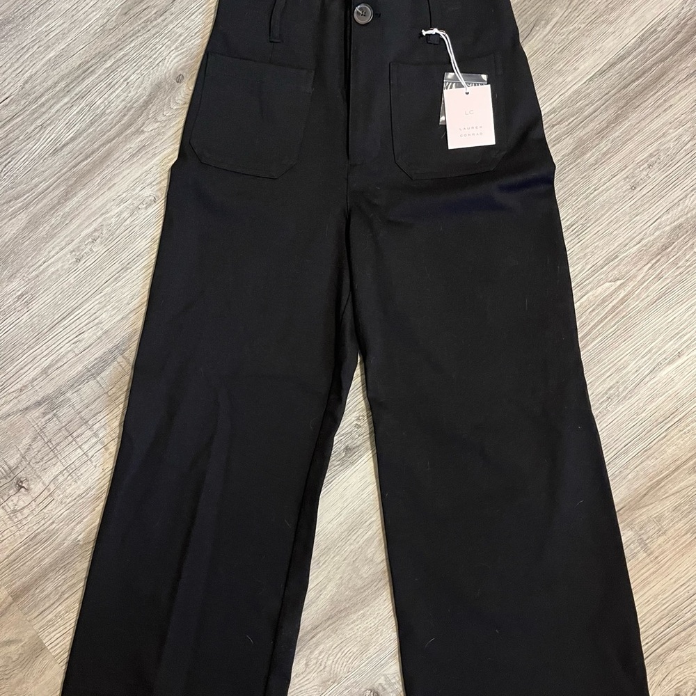 Lauren Conrad Black Wide-Leg Pants